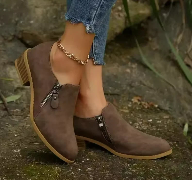 Bronte | Women's Zip-Up Ankle Boots