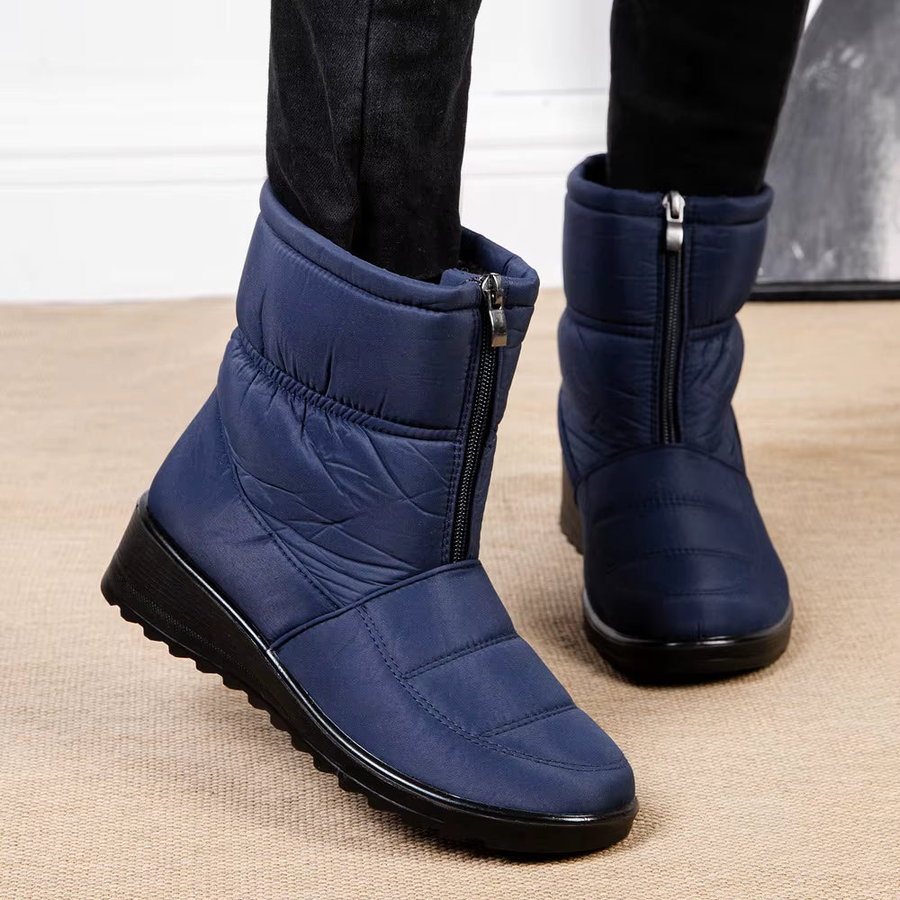 Hazel | Women's Cotton Padded Waterproof Platform Snow Boots