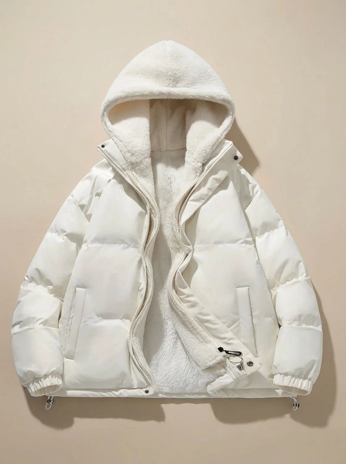 Hazel | Women's Sherpa-Lined Down Puffer Jacket with Hood
