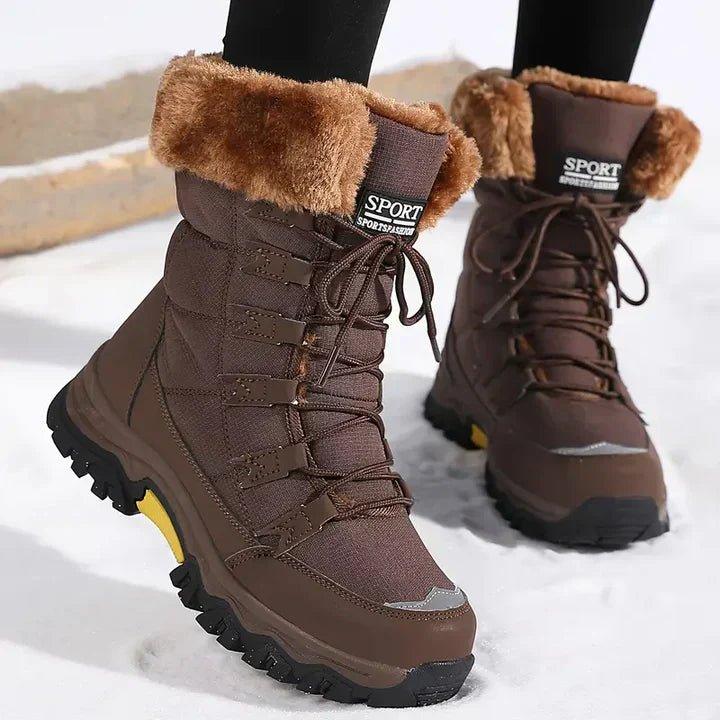 Ivy | Women's Faux Fur Waterproof Snow Boots