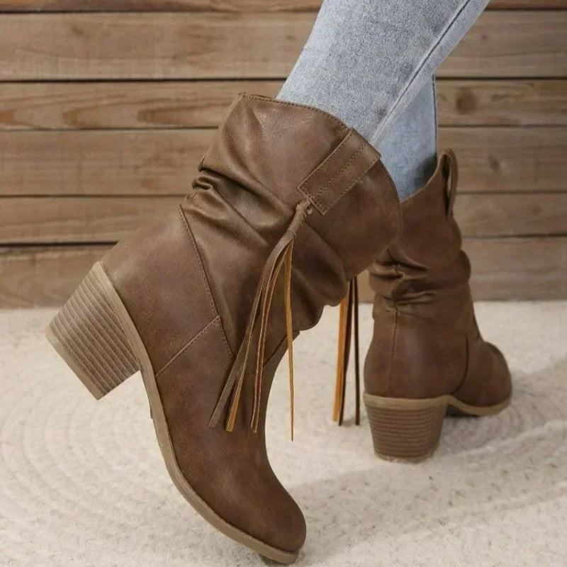 Mila | Women's Leather Western Boots