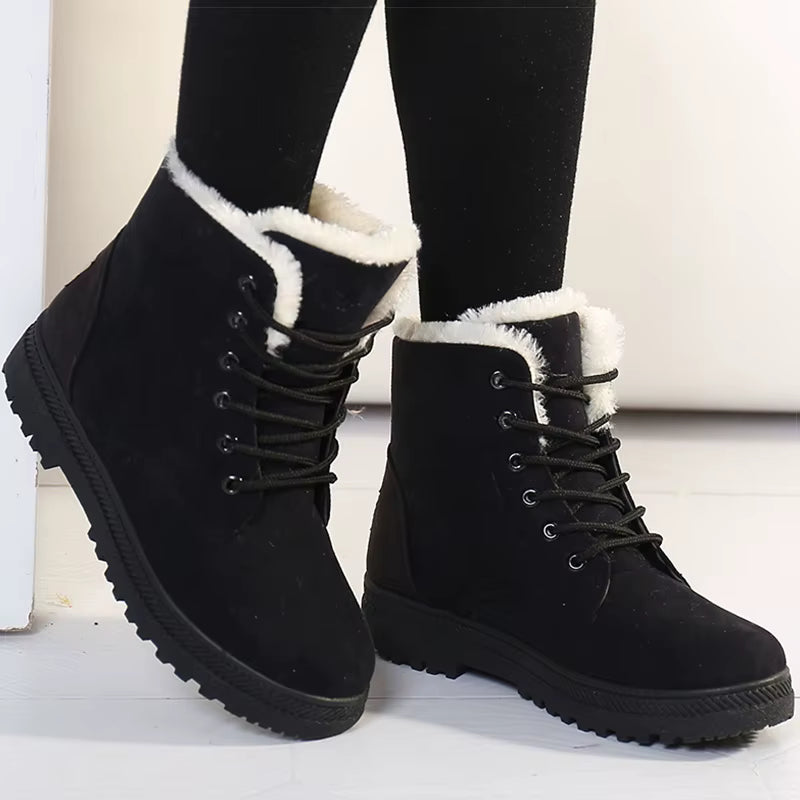 Willow | Women's Faux Fur Ankle Snow Boots