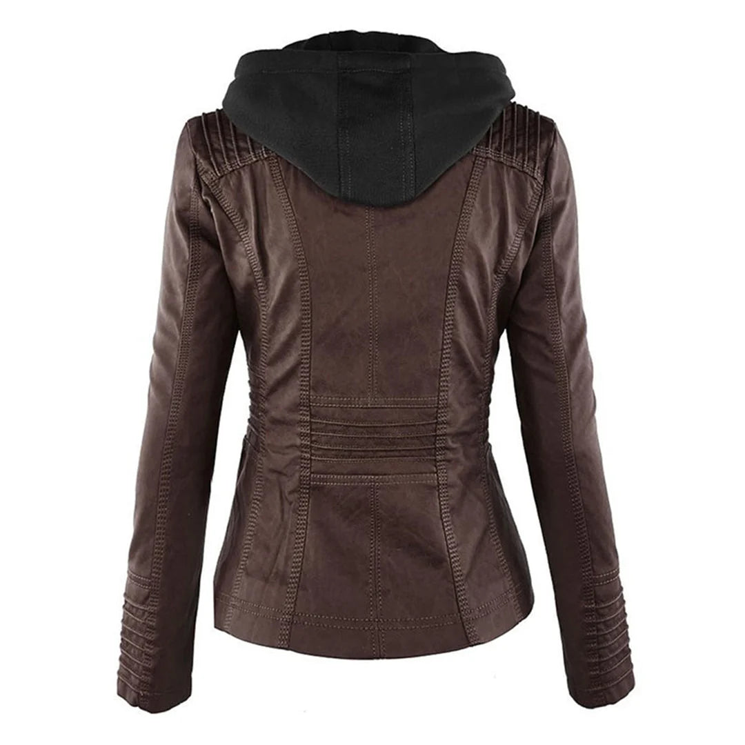 Wona | Women's Leather Bomber Jacket