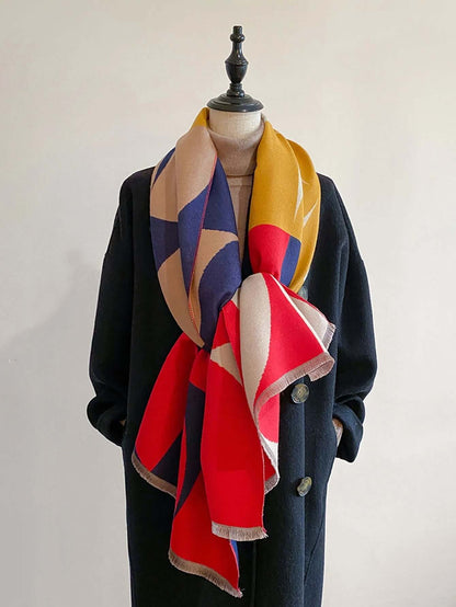 Amelie | Women's Soft Woven Reversible Winter Scarf