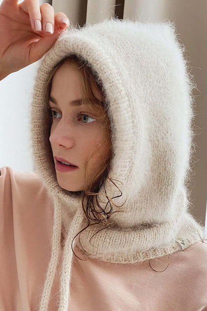 Anais | Women's Soft Knit Hooded Balaclava Scarf