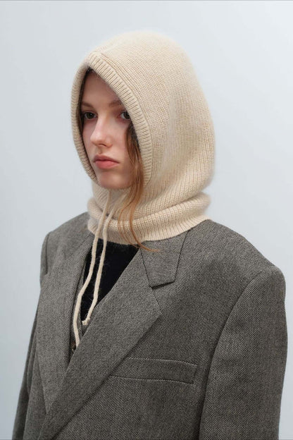 Anais | Women's Soft Knit Hooded Balaclava Scarf