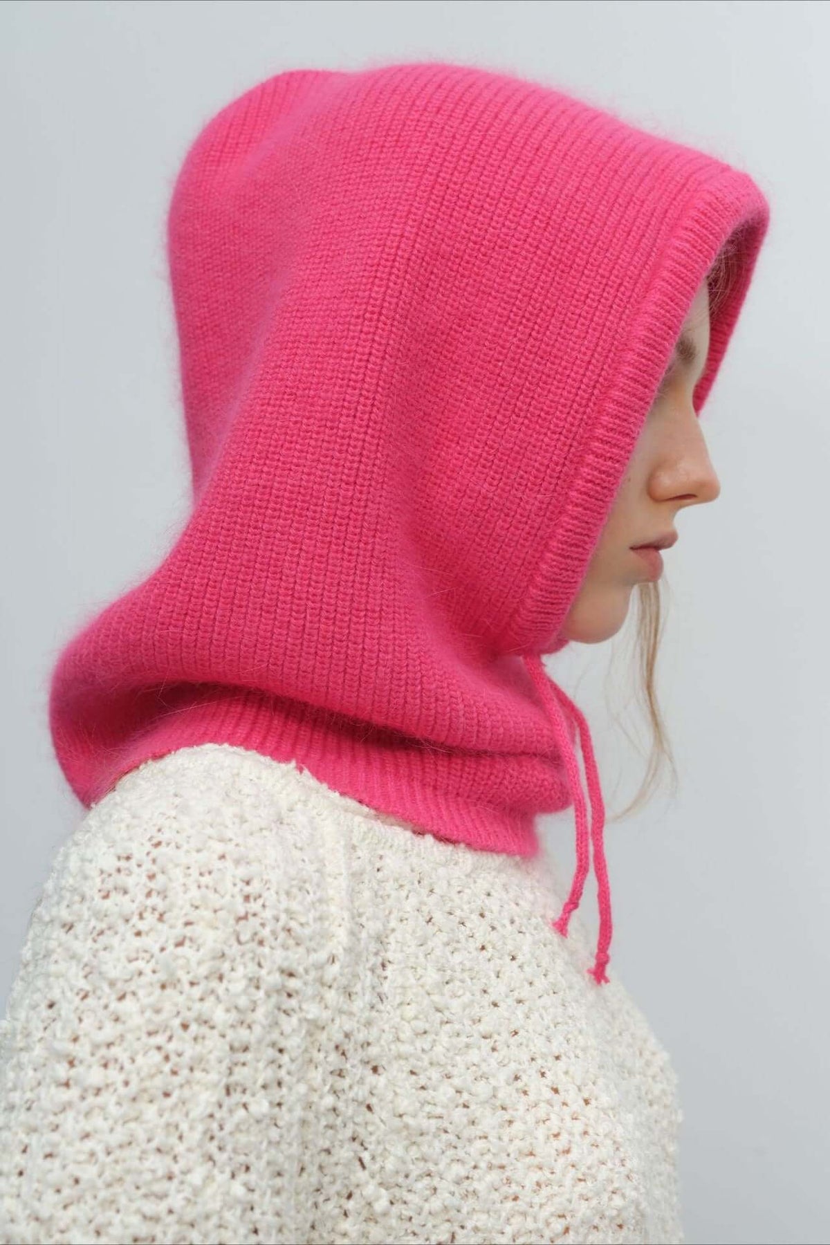 Anais | Women's Soft Knit Hooded Balaclava Scarf