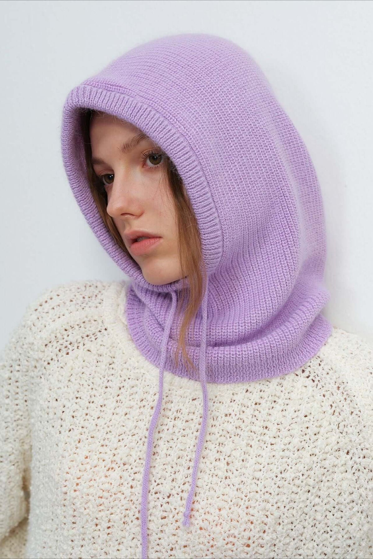 Anais | Women's Soft Knit Hooded Balaclava Scarf