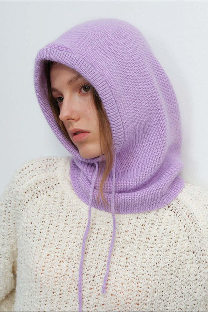 Anais | Women's Soft Knit Hooded Balaclava Scarf