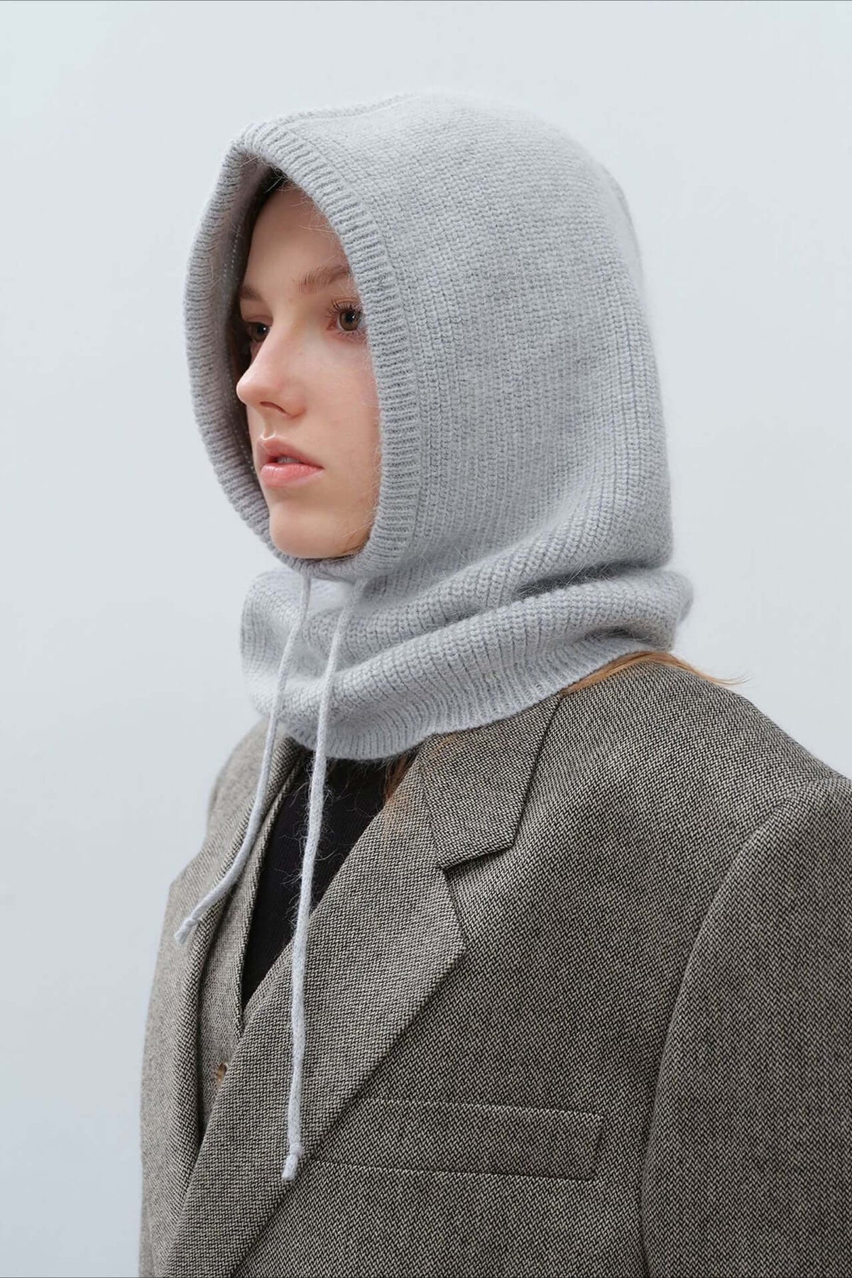 Anais | Women's Soft Knit Hooded Balaclava Scarf