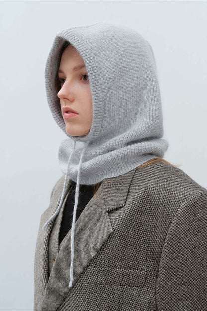 Anais | Women's Soft Knit Hooded Balaclava Scarf