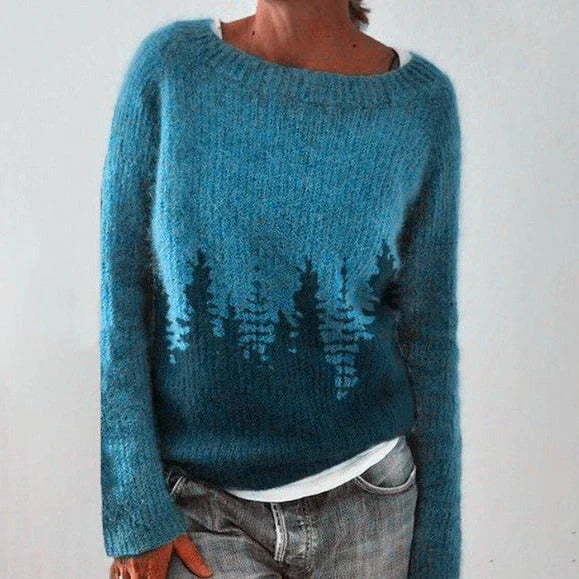 Andrea | Women's Knit Nordic Oversized Sweater