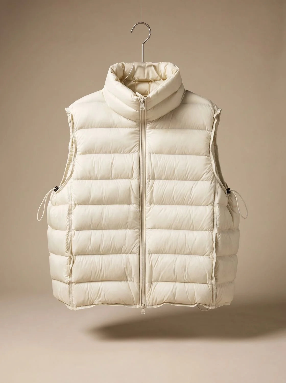Annika | Women's Quilted Two-Way Zip Stand-Up Collar Vest