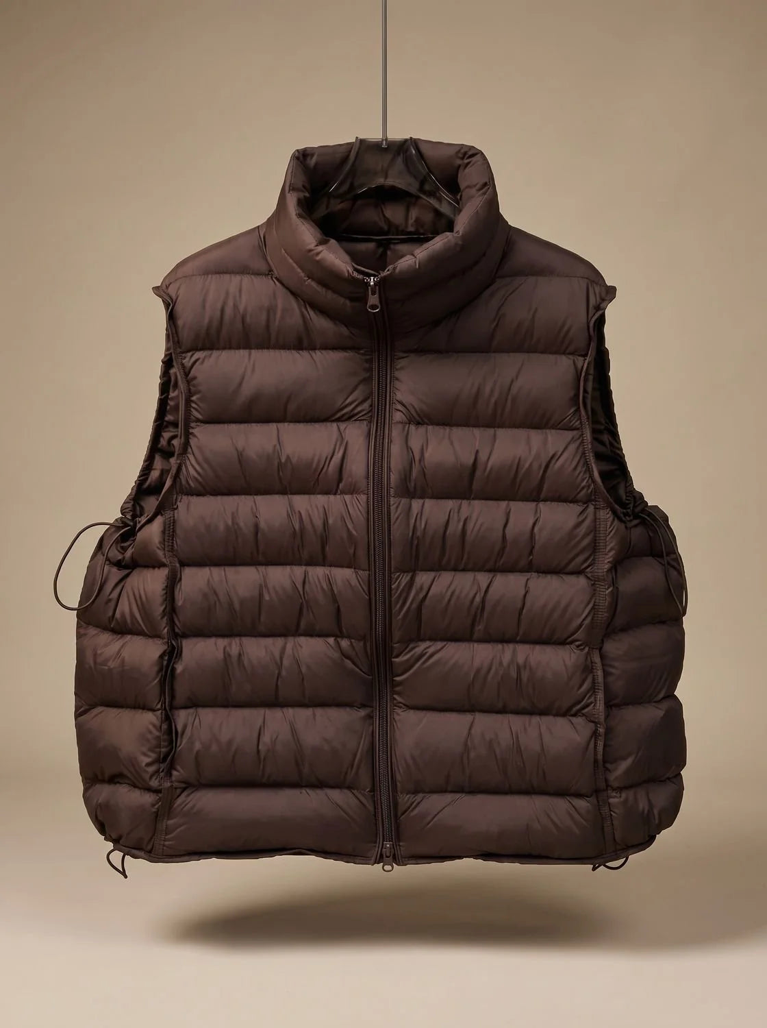 Annika | Women's Quilted Two-Way Zip Stand-Up Collar Vest