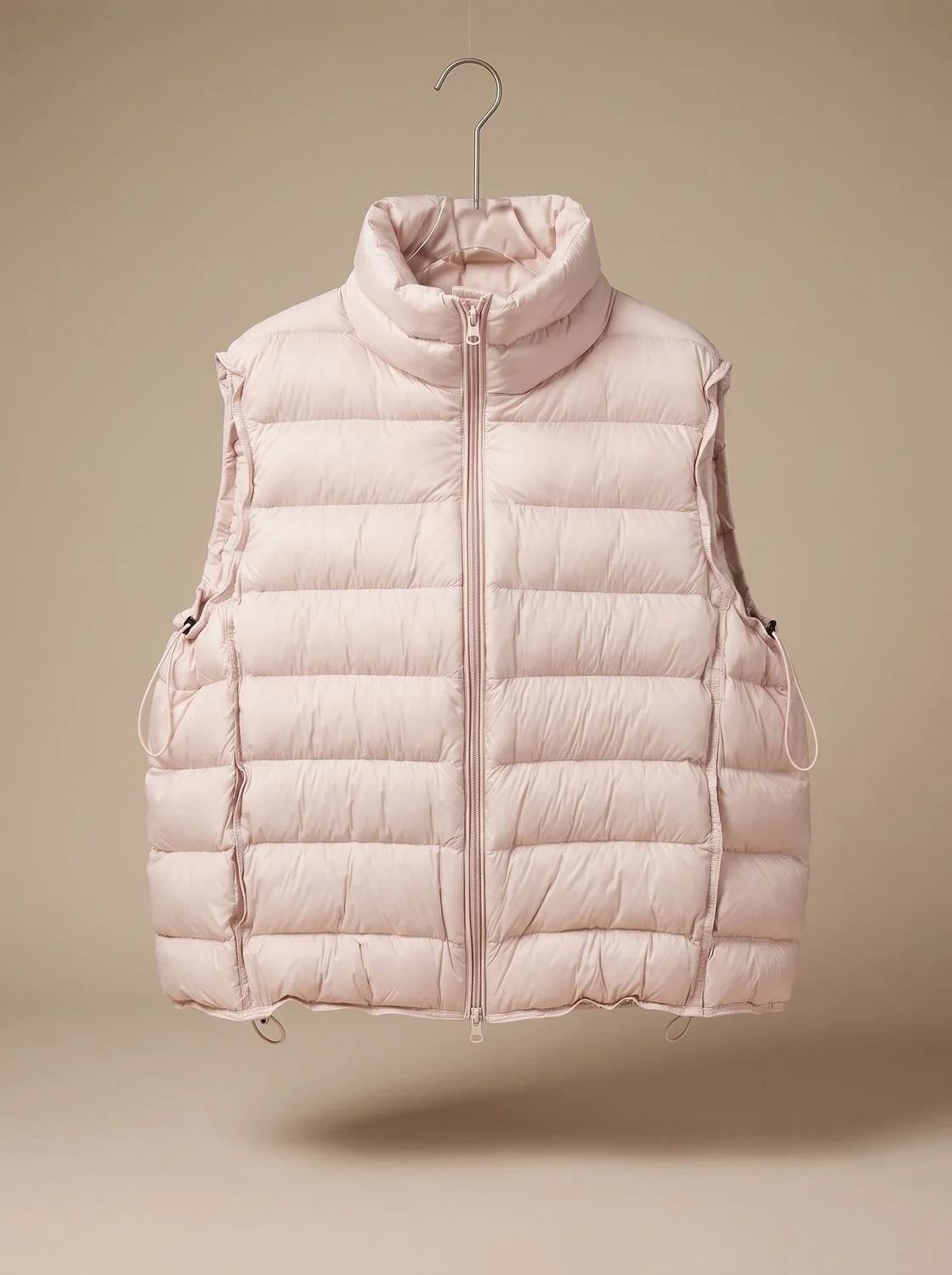 Annika | Women's Quilted Two-Way Zip Stand-Up Collar Vest