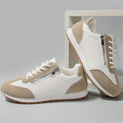 Ava | Women's Cotton Platform Lace-Up Sneakers
