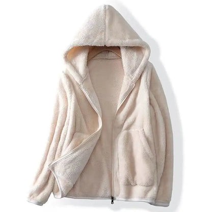 Ava | Women's Fleece Zip-Up Hooded Jacket