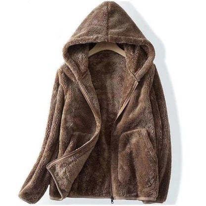 Ava | Women's Fleece Zip-Up Hooded Jacket