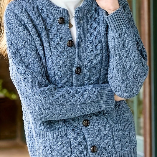 Ava | Women's Knit Button-Down Cardigan