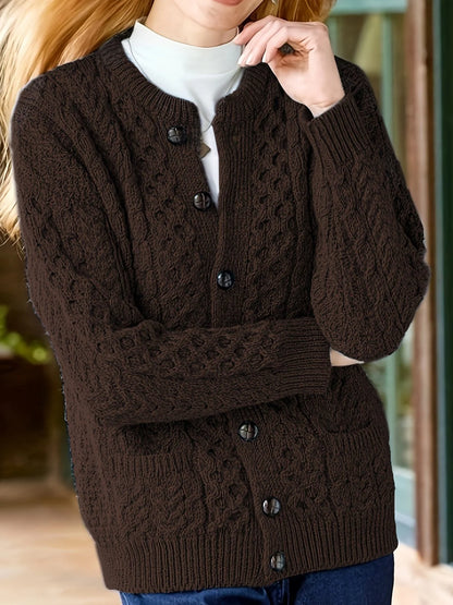 Ava | Women's Knit Button-Down Cardigan