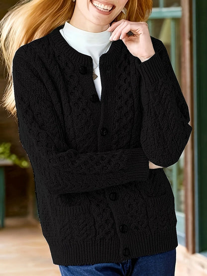 Ava | Women's Knit Button-Down Cardigan