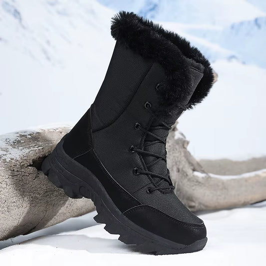 Ava | Women's Sherpa-Lined Waterproof High-Top Snow Boots