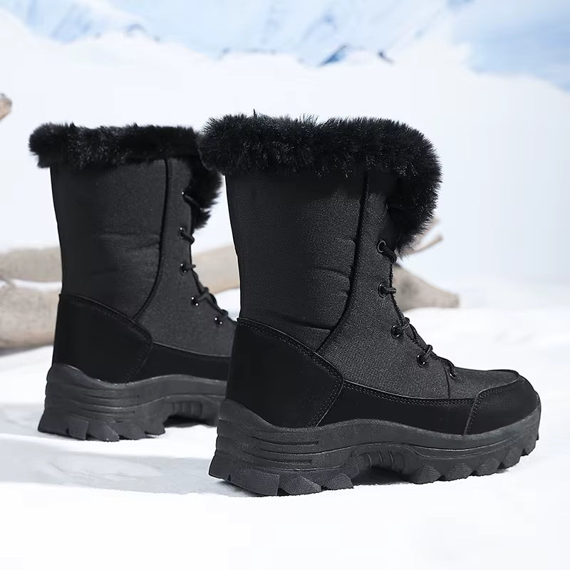 Ava | Women's Sherpa-Lined Waterproof High-Top Snow Boots
