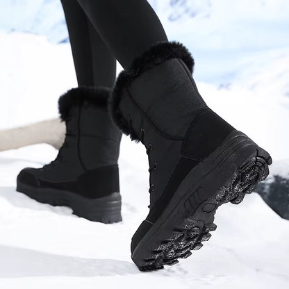 Ava | Women's Sherpa-Lined Waterproof High-Top Snow Boots