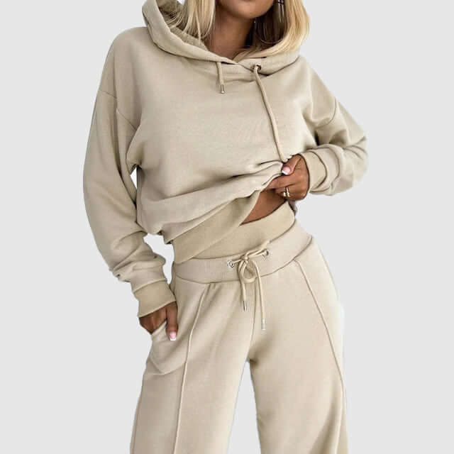 Bianca | Women's Plush Fleece Two-Piece Loungewear Set