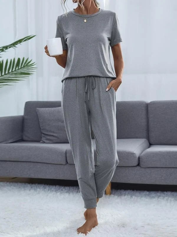 Clarice | Women's Cotton Oversized Long Sleeve Loungewear Set