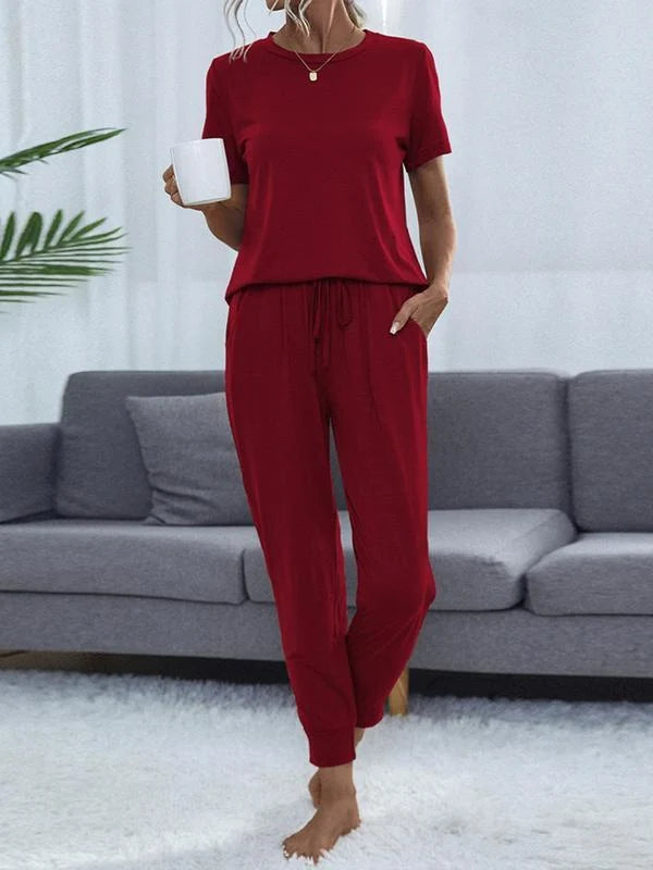 Clarice | Women's Cotton Oversized Long Sleeve Loungewear Set