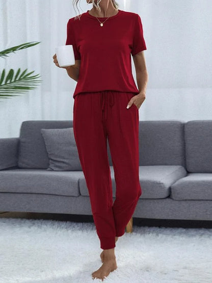 Clarice | Women's Cotton Oversized Long Sleeve Loungewear Set