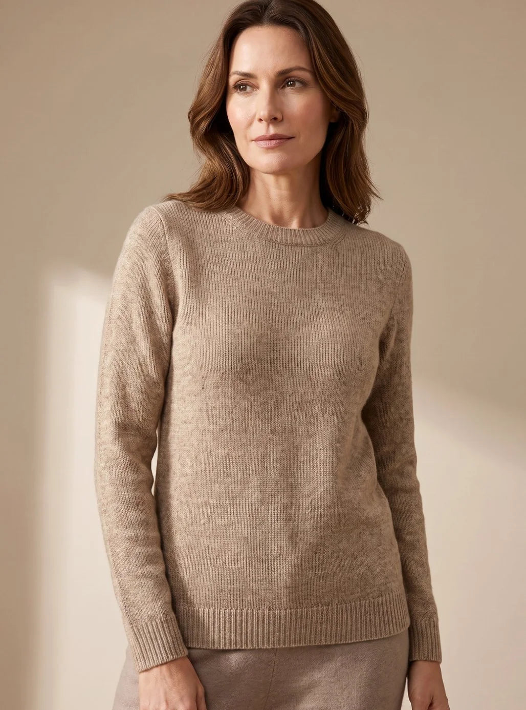 Eleanor | Women's Knit Oversized Turtleneck Wide-Leg Loungewear Set