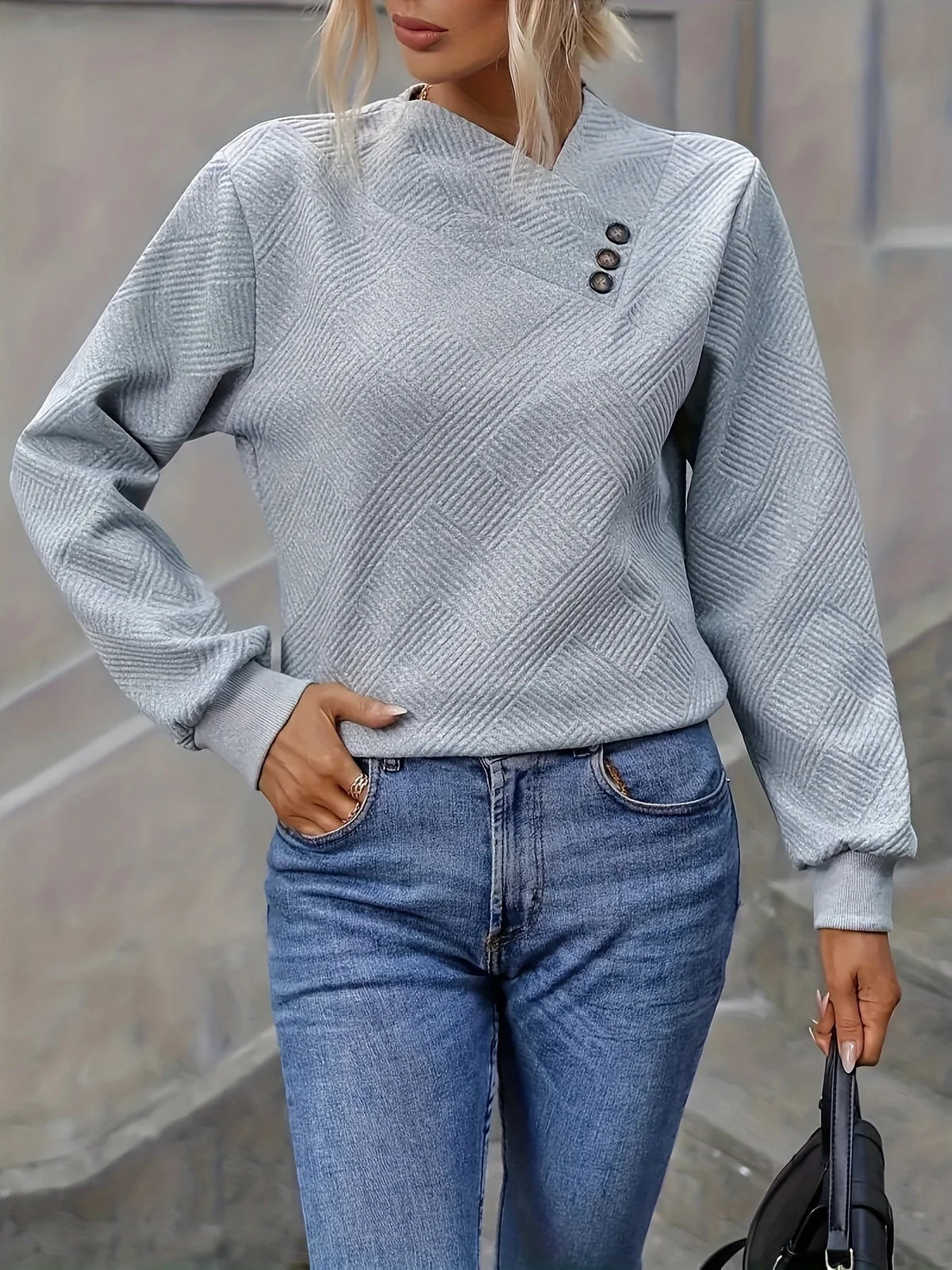 Everly | Women's Knit Long Sleeve Sweater