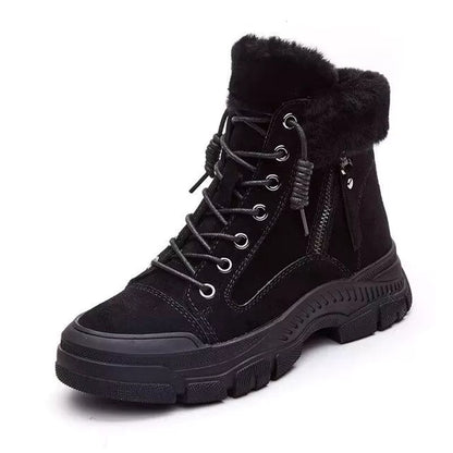 Harlow | Women's Genuine Leather Non-Slip Snow Boots