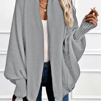 Harlow | Women's Knit Open-Front Oversized Cardigan