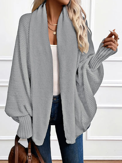 Harlow | Women's Knit Open-Front Oversized Cardigan