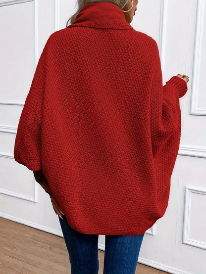 Harlow | Women's Knit Open-Front Oversized Cardigan