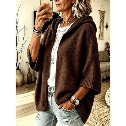 Harlow | Women's Knit Oversized Open-Front Cardigan