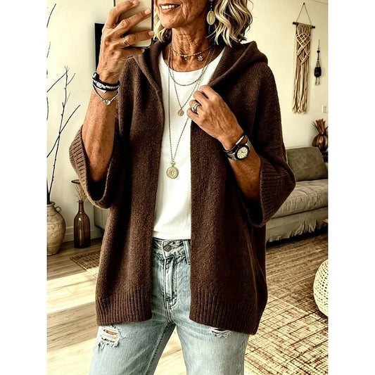 Harlow | Women's Knit Oversized Open-Front Cardigan