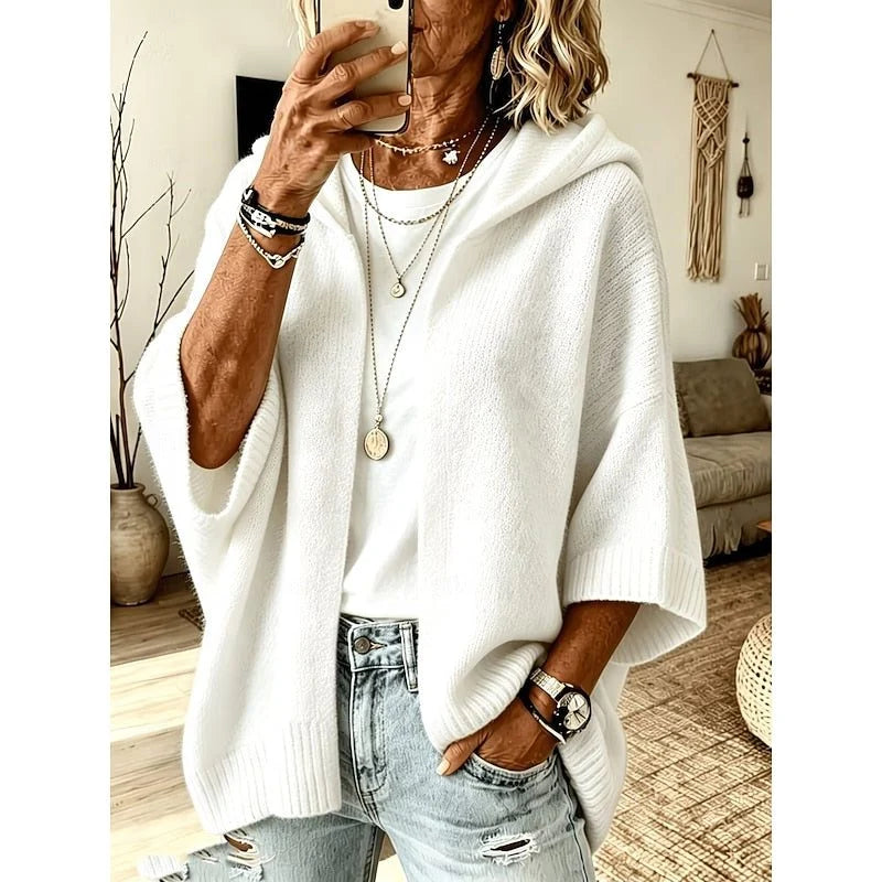 Harlow | Women's Knit Oversized Open-Front Cardigan