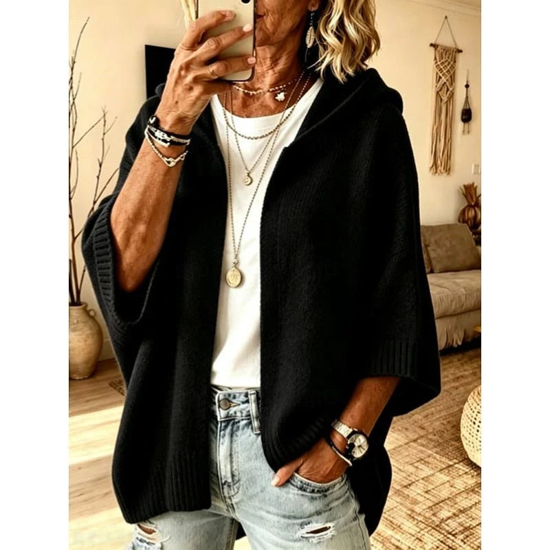 Harlow | Women's Knit Oversized Open-Front Cardigan