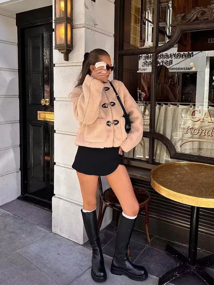 Harlow | Women's Oversized Button-Down Coat