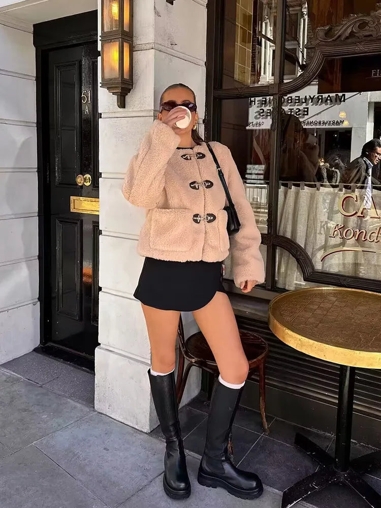 Harlow | Women's Oversized Button-Down Coat