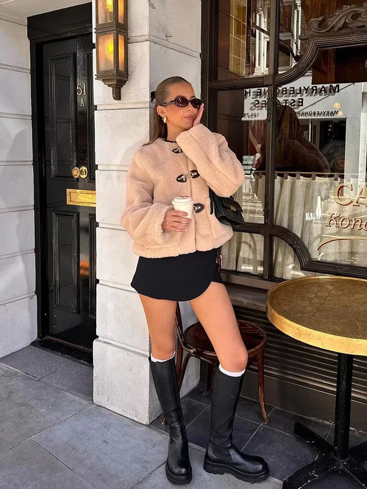 Harlow | Women's Oversized Button-Down Coat