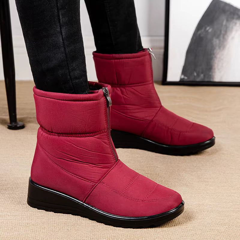 Hazel | Women's Cotton Padded Waterproof Platform Snow Boots