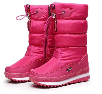 Hazel | Women's Faux Fur Platform Waterproof Snow Boots