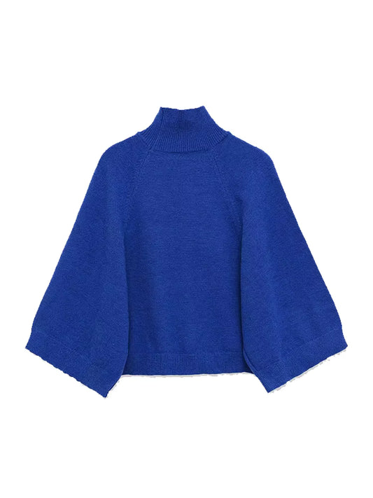 Hazel | Women's Knit Oversized Long Sleeve Pullover Sweater
