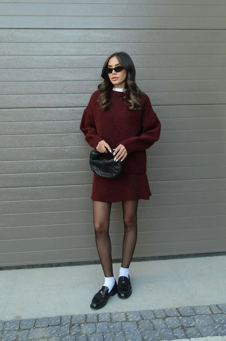 Hazel | Women's Knit Oversized Loungewear Set