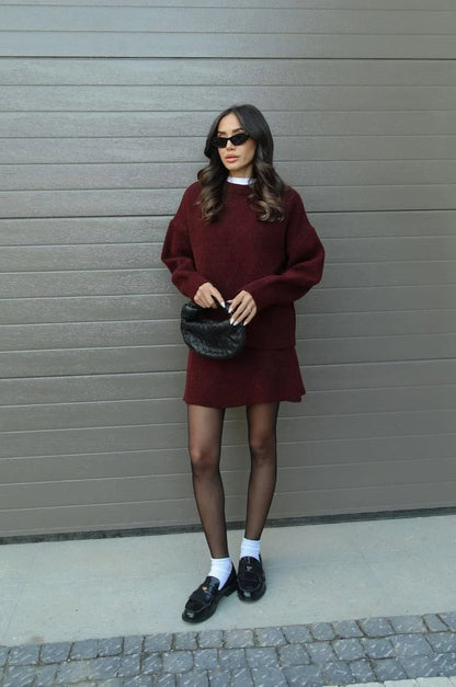 Hazel | Women's Knit Oversized Loungewear Set